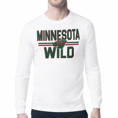 Minnesota Wild Starter Mesh Look Team Name Long Sleeve T-Shirt - White | NHL near me