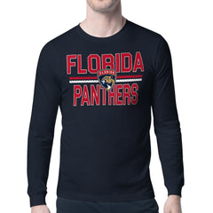 Florida Panthers Starter Mesh Look Team Name Long Sleeve T-Shirt - Navy | NHL discount