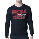 Montreal Canadiens Starter Mesh Look Team Name Long Sleeve T-Shirt - Navy | NHL online