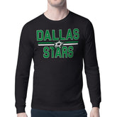 Dallas Stars Starter Mesh Look Team Name Long Sleeve T-Shirt - Black | NHL on sale
