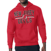 New Jersey Devils Starter Mesh Look Team Name Logo Tri-Blend Pullover Hoodie - Red | NHL sale