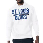 St. Louis Blues Starter Mesh Look Team Name Logo Tri-Blend Pullover Hoodie - White | NHL on sale