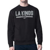 Los Angeles Kings Starter Mesh Look Team Name Logo Pullover Sweatshirt - Black | NHL sale