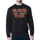 Philadelphia Flyers Starter Mesh Look Team Name Logo Pullover Sweatshirt - Black | NHL discount