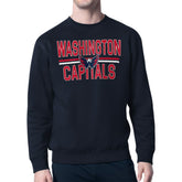 Washington Capitals Starter Mesh Look Team Name Logo Pullover Sweatshirt - Navy | NHL sale