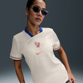 Nike - France Women's National Team Women's 2025/26 Away Replica Jersey - Cream