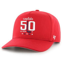 Washington Capitals '47 50th Anniversary Hitch Adjustable Hat - Red | 47 brand sale