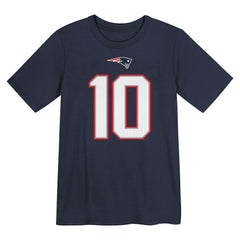 Drake Maye New England Patriots Preschool Player Name & Number T-Shirt - Navy - Nike