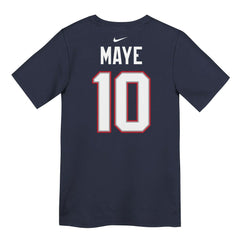 Drake Maye New England Patriots Preschool Player Name & Number T-Shirt - Navy - Nike