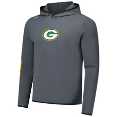 Green Bay Packers Greyson Clothiers Colorado Long Sleeve Hoodie T-Shirt - Charcoal - NFL