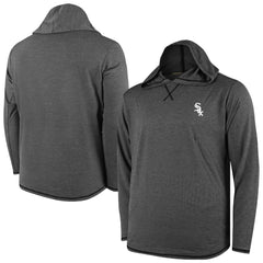 Chicago White Sox Butter Stripe Tri-Blend Long Sleeve Hoodie T-Shirt - Black for sale