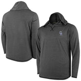 Colorado Rockies Butter Stripe Tri-Blend Long Sleeve Hoodie T-Shirt - Black Sale