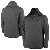 Miami Marlins Butter Stripe Tri-Blend Long Sleeve Hoodie T-Shirt - Black Outlet