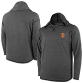 San Francisco Giants Butter Stripe Tri-Blend Long Sleeve Hoodie T-Shirt - Black Online