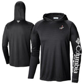 Los Angeles Dodgers Columbia Omni-Wick Terminal Tackle Raglan Long Sleeve Hoodie T-Shirt Outlet