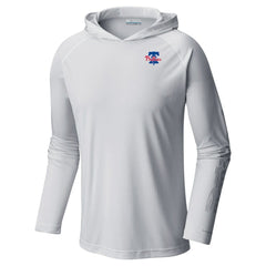 Philadelphia Phillies Columbia Omni-Wick Terminal Tackle Raglan Long Sleeve Hoodie T-Shirt Outlet