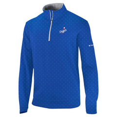 Los Angeles Dodgers Columbia Wickham Hills Omni-Wick Quarter-Zip Jacket Discount