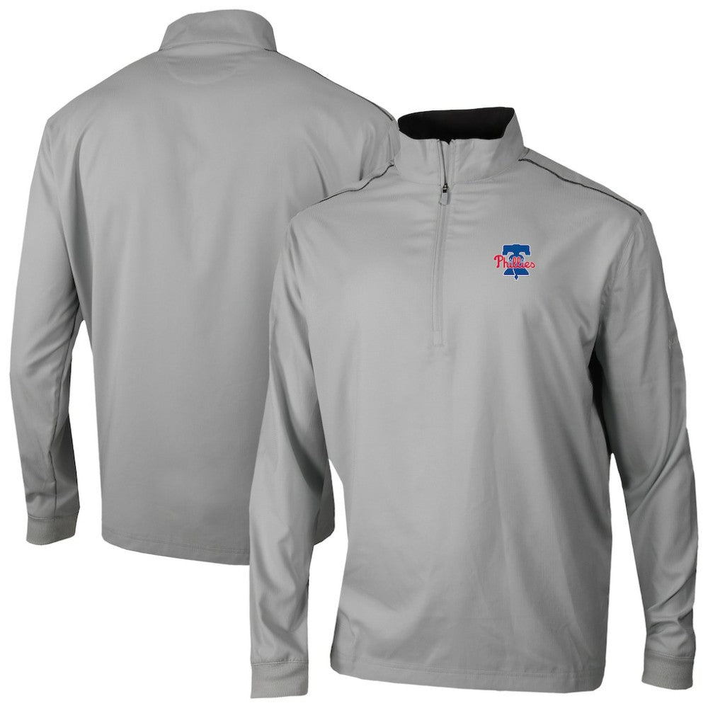 Philadelphia Phillies Columbia Omni-Wick Bogey's Paradise Quarter-Zip Top Discount