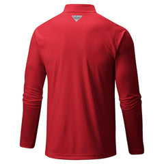 Philadelphia Phillies Columbia Terminal Tackle Raglan Omni-Shade Quarter-Zip Pullover Top for sale