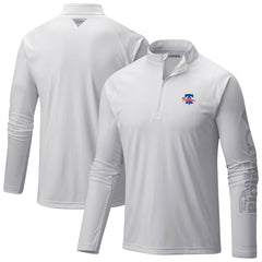 Philadelphia Phillies Columbia Terminal Tackle Raglan Omni-Shade Quarter-Zip Pullover Top Discount