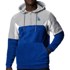 Los Angeles Dodgers Columbia Lodge Fleece Quarter-Zip Hoodie Near Me