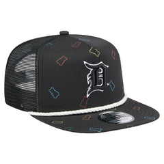 Detroit Tigers New Era Gummy Golfer Trucker Snapback Hat Outlet