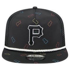 Pittsburgh Pirates New Era Gummy Golfer Trucker Snapback Hat for sale