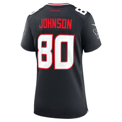 Andre Johnson Houston Texans Women's Team Retired Player Game Jersey - Navy - Nike