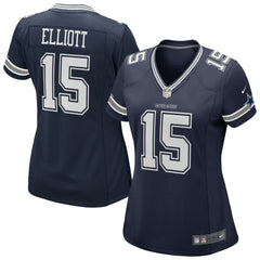 Ezekiel Elliott Dallas Cowboys Women's Game Jersey - Navy - Nike