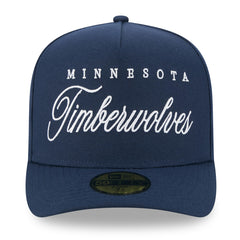 New Era Minnesota Timberwolves 2025 NBA Draft A-Frame 59FIFTY Fitted Hat Navy