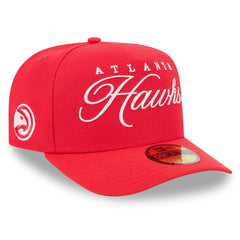 New Era Atlanta Hawks 2025 NBA Draft A-Frame 59FIFTY Fitted Hat Red