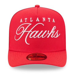 New Era Atlanta Hawks 2025 NBA Draft A-Frame 59FIFTY Fitted Hat Red