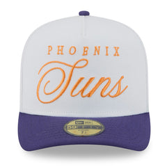 New Era Phoenix Suns 2025 NBA Draft A-Frame 59FIFTY Fitted Hat White/Purple