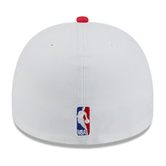New Era Toronto Raptors 2025 NBA Draft A-Frame 59FIFTY Fitted Hat White/Red