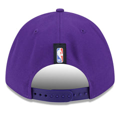 New Era Los Angeles Lakers 2025 NBA Draft M-Crown A-Frame 9FORTY Adjustable Hat Purple