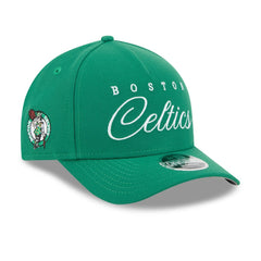 New Era Boston Celtics 2025 NBA Draft M-Crown A-Frame 9FORTY Adjustable Hat Kelly Green