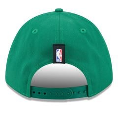 New Era Boston Celtics 2025 NBA Draft M-Crown A-Frame 9FORTY Adjustable Hat Kelly Green