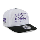 New Era Sacramento Kings 2025 NBA Draft On-Stage Nylon 19TWENTY Adjustable Hat White/Black