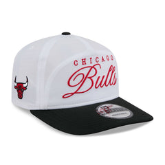 New Era Chicago Bulls 2025 NBA Draft On-Stage Nylon 19TWENTY Adjustable Hat White/Black