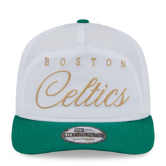 New Era Boston Celtics 2025 NBA Draft On-Stage Nylon 19TWENTY Adjustable Hat White/Kelly Green