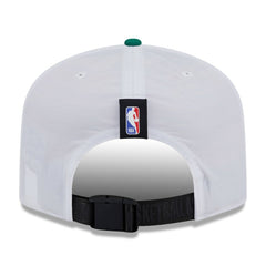 New Era Boston Celtics 2025 NBA Draft On-Stage Nylon 19TWENTY Adjustable Hat White/Kelly Green