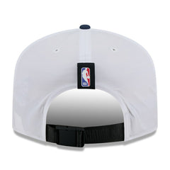 New Era Denver Nuggets 2025 NBA Draft On-Stage Nylon 19TWENTY Adjustable Hat White/Navy