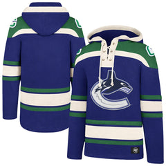 Vancouver Canucks '47 Superior Lacer Hoodie - Royal | 47 brand Clearance