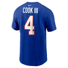 James Cook Buffalo Bills Name & Number T-Shirt - Royal - Nike