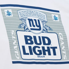 New York Giants x Bud Light The Crest Pullover Sweatshirt - White - Mitchell & Ness