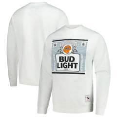 Cincinnati Bengals x Bud Light The Crest Pullover Sweatshirt - White - Mitchell & Ness
