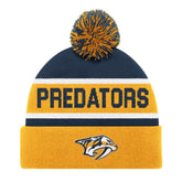 Nashville Predators Starter Cuffed Knit Hat with Pom - Gold | NHL Lifestyle