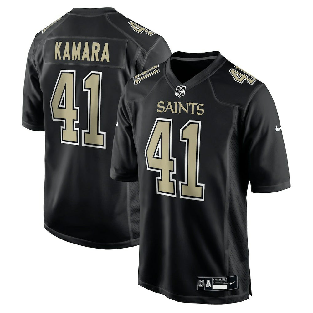 Alvin Kamara New Orleans Saints Fashion Game Jersey - Carbon Black - Nike