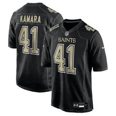 Alvin Kamara New Orleans Saints Fashion Game Jersey - Carbon Black - Nike