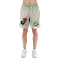 Chicago Bears New Era Stone Multi Patch Shorts - Light Beige - NFL